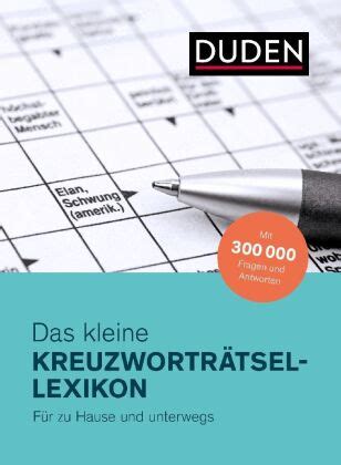 Duden Das Kleine Kreuzwortr Tsel Lexikon Von Dudenredaktion Isbn