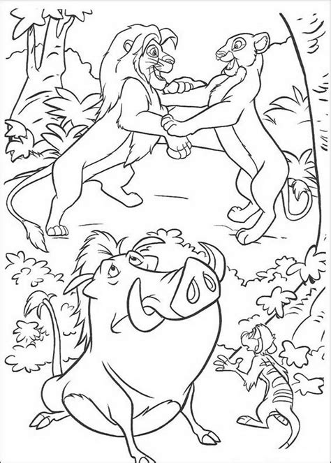 Disney Coloring Pages Hakuna Matata Coloring Home