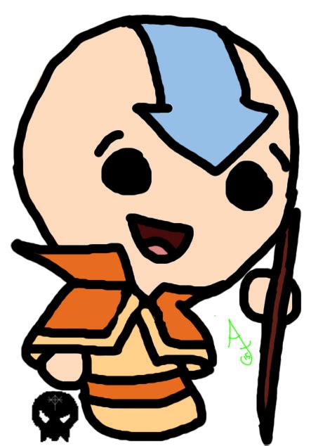 Aang Chibi by morbidlyocheese on DeviantArt