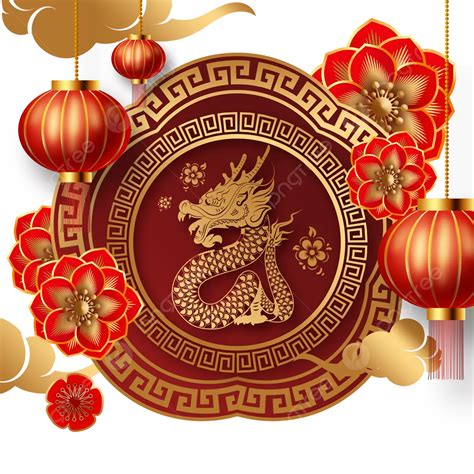 Happy New Year 2024 Chinese Year Of The Dragon Lunar New Year Chinese