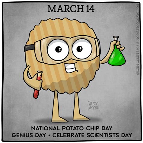 March 14 (every year): National Potato Chip Day; Genius Day; Celebrate ...