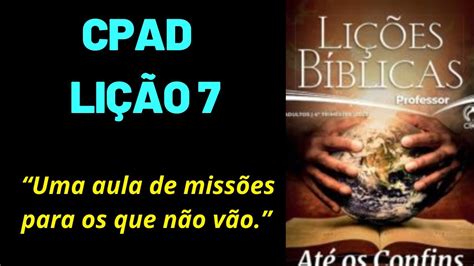 Ebd Cpad Li O Trim A Responsabilidade Da Igreja Os