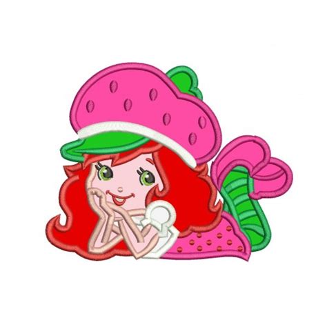 Cherry Jam Strawberry Shortcake Applique Design