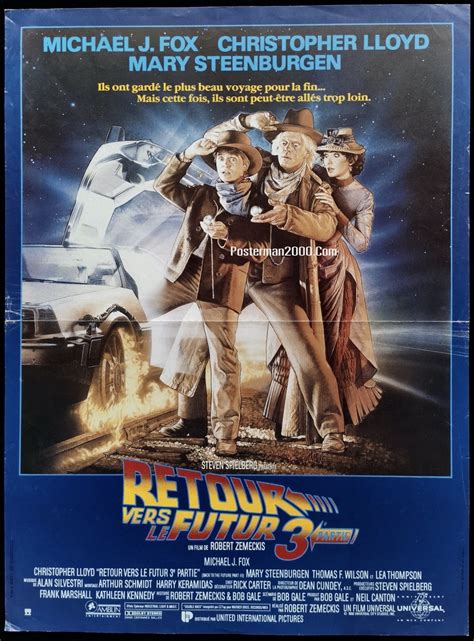 Back To The Future Part Iii เจาะเวลาหาอดีต ภาค 3 Posterman 2000