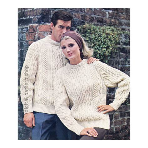 Knit A Stylish Aran Sweater For Men With This Free Pattern