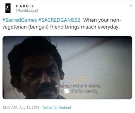 Sacred Games Season 2 Is Finally Here And The Memes Are As Hilarious