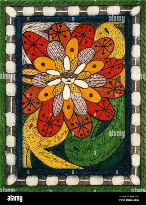 Swiss Artist Adolf Wölfli Art Brut Painting Skt Adolfroosali 1917