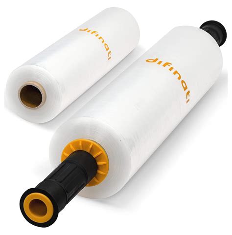 2 Pk Moving Wrapping Plastic Roll 15 Inch X 1200 Feet Heavy Duty