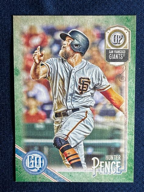 2018 Topps Gypsy Queen Green 251 Hunter Pence For Sale Online EBay