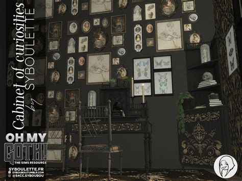 The Sims Resource Scripted Oh My Goth Collab Curiosities Cabinet