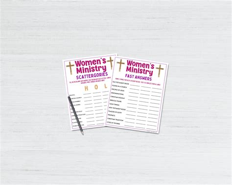 Women S Ministry Games Bundle Bible Games Church Games Women S Retreat