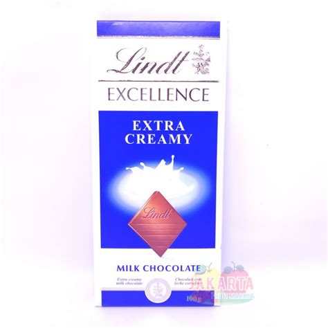 Jual Cokelat Lindt Excellence Extra Creamy 100g Shopee Indonesia