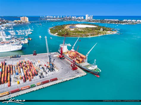 Port of Palm Beach Aerial | HDR Photography by Captain Kimo