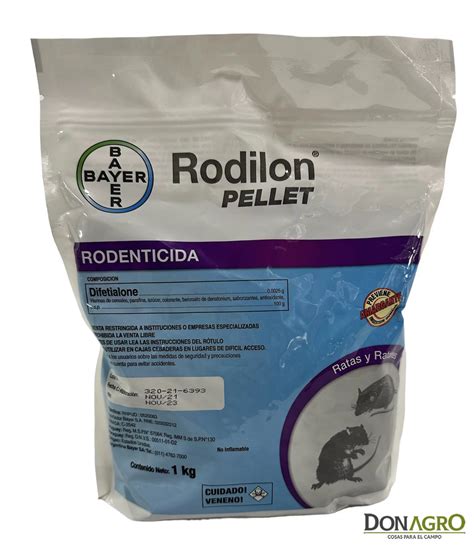 Rodenticida Pellet X Kg Rodilon Bayer Don Agro