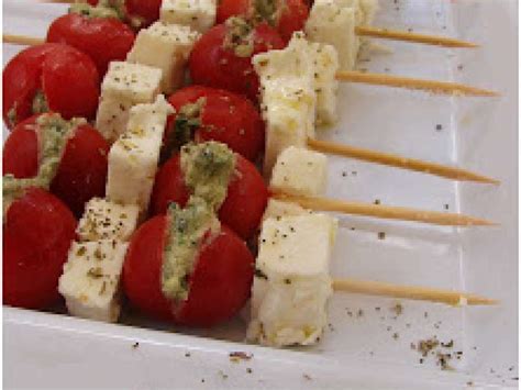 Espetadas De Tomate Cherry E Feta Receita Petitchef