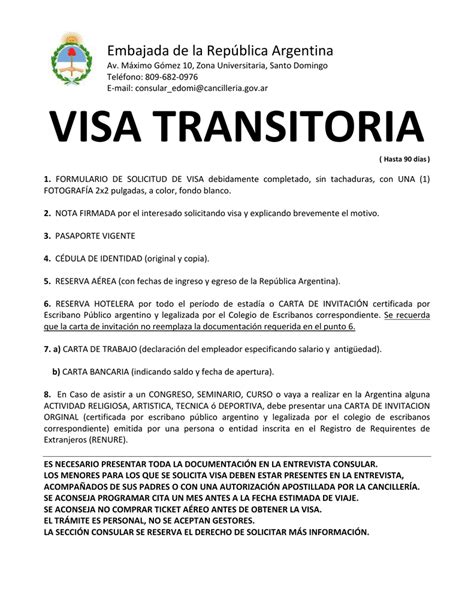 Carta De Invitacion Para Visitar Usa