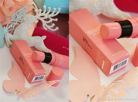 Румяна-стик Missha M Soft Blending Stick Blusher оттенок №01 (Milk Pink ...