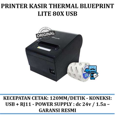 Jual Printer Kasir Thermal Blueprint Lite 80x USB RJ11 Original