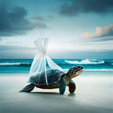 A Turtle In A Plastic Bag Lets Save The Ocean Plastic Pollution In