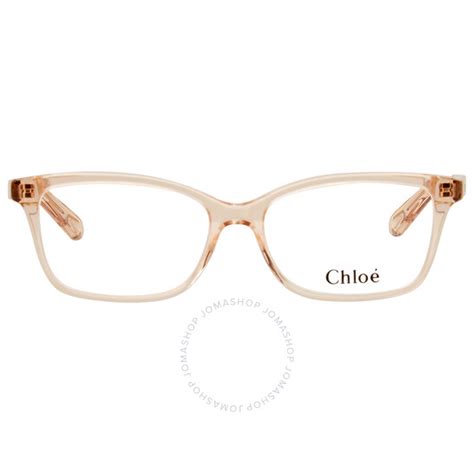 Chloe Ladies Pink Square Eyeglass Frames Ce2742 749 53 886895416726 Eyeglasses Jomashop