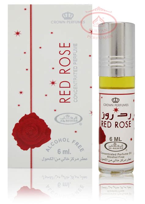 AL Rehab Concentrated Perfume Oil Roll On Bottle 6ML Red Rose