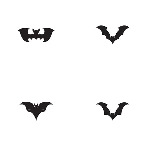 bat vector icon logo template 3487842 Vector Art at Vecteezy