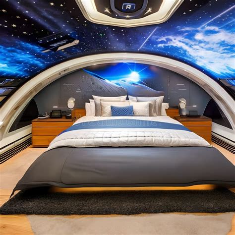 Sci-Fi Spaceship Bedroom: a Futuristic Spaceship-themed Bedroom with ...