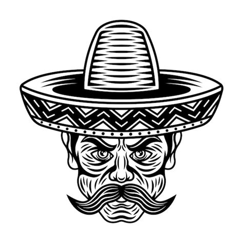 Sombrero Man Drawing