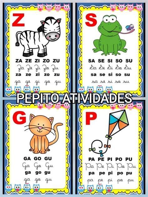 SilabÁrio SÍlabas Simples EducaÇÃo Infantil E