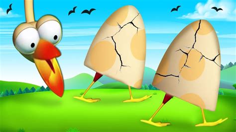 The Walking Egg Funny Cartoon For Kids Animal Cartoon Gazoon