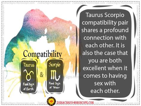 Compatibilidad Tauro Y Escorpio Amor Vida Confianza Y Compatibilidad