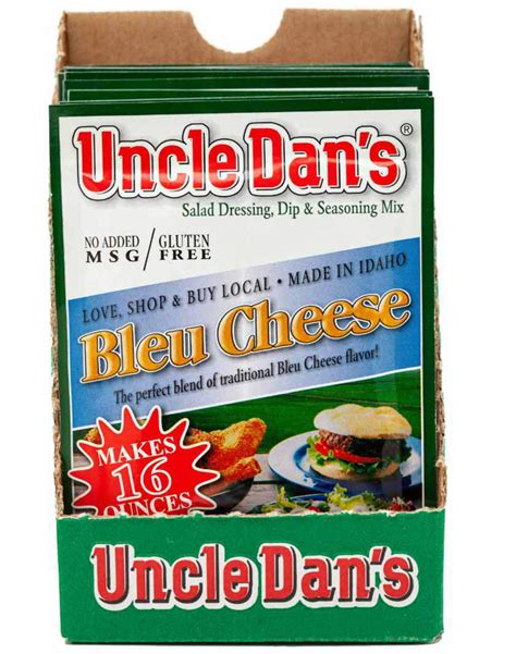 Uncle Dans Creamy Bleu Cheese Ranch Dip And Salad Dressing Mix 4 Oz