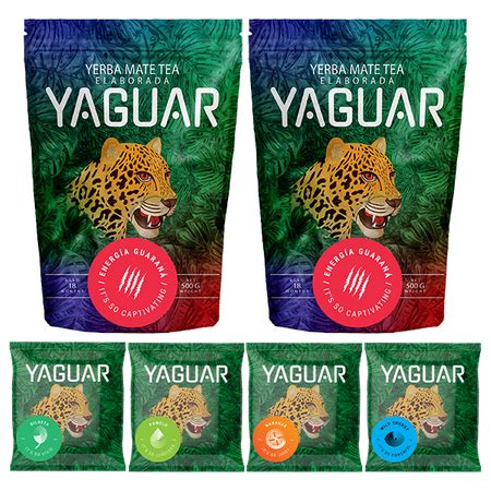 Yerba Mate Yaguar Energia Guarana X G X G Yerba Mate Sklep