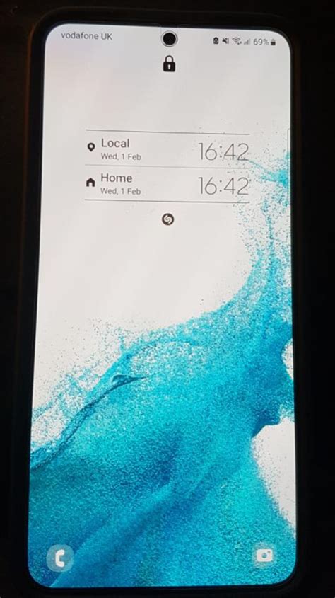 Samsung Galaxy S22 Lock Screen How To Revert Local And Home Clocks And Reduced Notifications