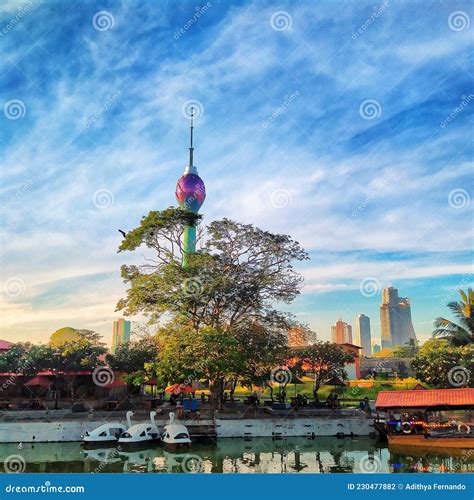 Lotus Tower Sri Lanka Tallest Buildings In Asia Royalty Free Stock