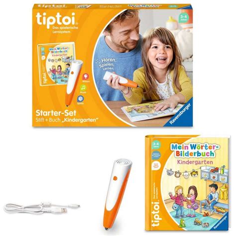 Ravensburger Tiptoi Starter Set Stift Und W Rter Bilderbuch