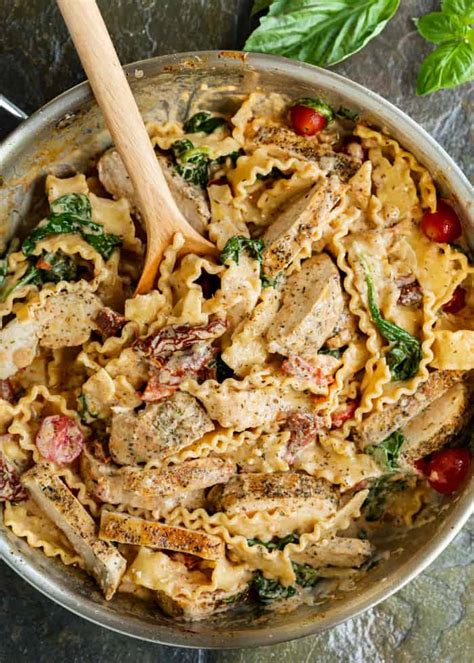 Tuscan Chicken Pasta The Cozy Cook