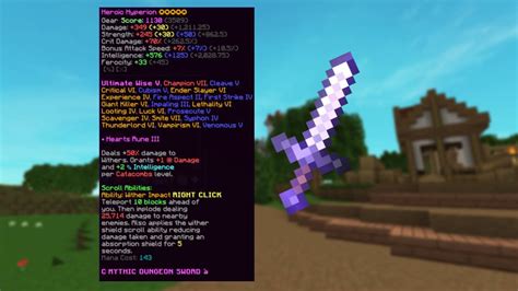 Crafting Hyperion In Hypixel Skyblock YouTube