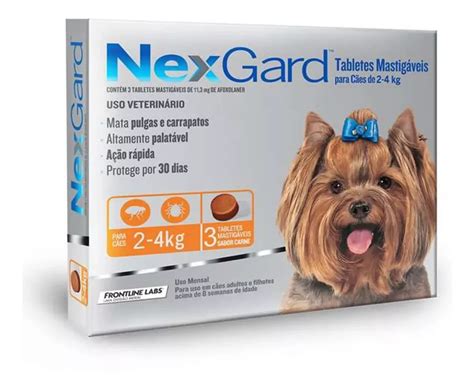 Nexgard Caes Medio Porte De A Kg C Tabletes Mebuscar Brasil