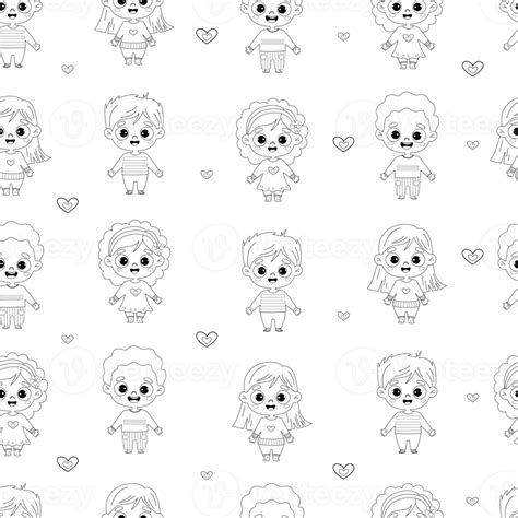 Free kids seamless pattern 23367156 PNG with Transparent Background