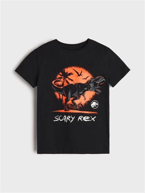 T Shirt Jurassic World Colore Nero SINSAY 197BX 99X