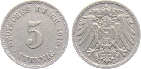 Kaiserreich E Pfennig Gro Er Adler Vz Ma Shops