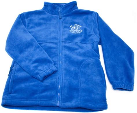 St James Primary School Fleece - TSS Sport of Caerphilly. Suppliers of school uniforms in ...