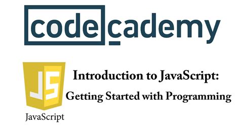 Javascript With Codecademy Getting Started With Programming Youtube