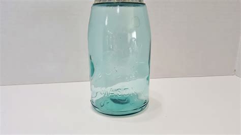 Blue Ball Mason Jar Slope Shoulder Quart Jar With Zinc Lid