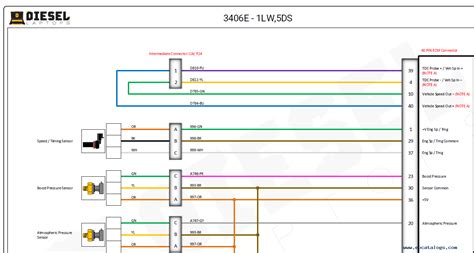 Cat 3406e Engine Sensor Diagram