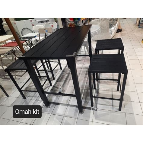 Jual Meja Kursi Set Besi Taman Cafe Outdoor Indoor Soleil Shopee