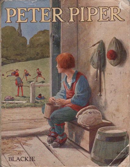 peter piper   nursery rhymes good stapled booklet stiff cover