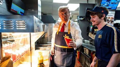 Trumps Mcdonalds Appearance Wont Get Him An Endorsement