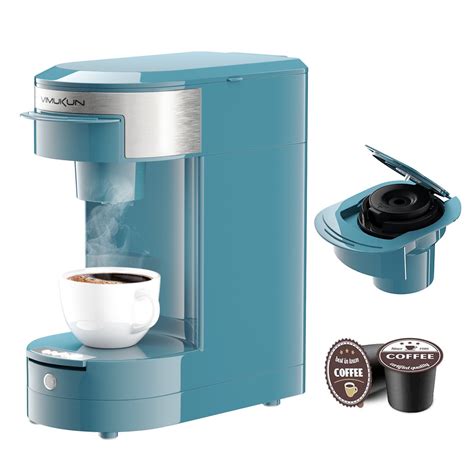 VIMUKUN Single Serve Coffee Maker Compatible With K Cup Pod Ground